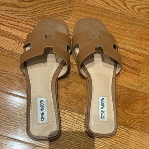 Steve Madden Brown Slide Sandals for Women Sz. 8